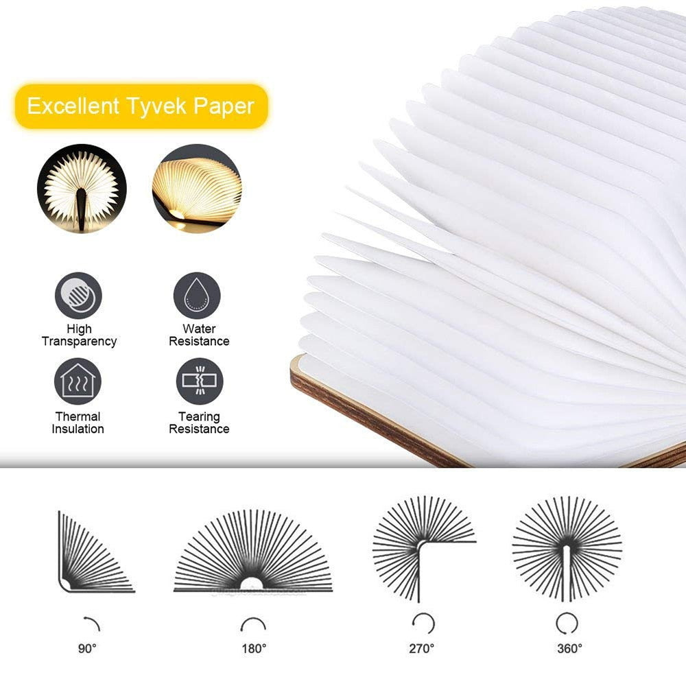 LED Creative Book Lamp